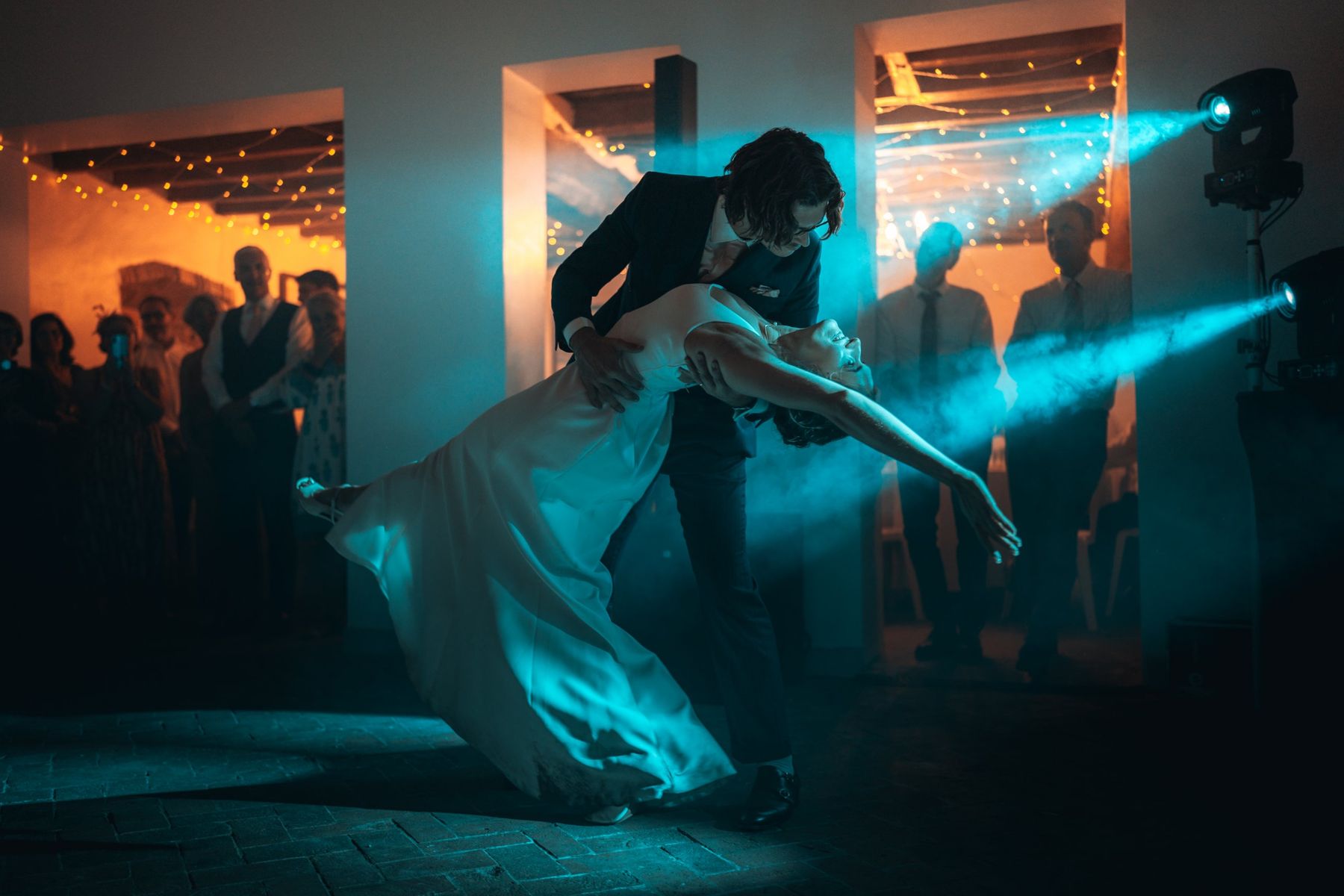 Première danse sous les projecteurs